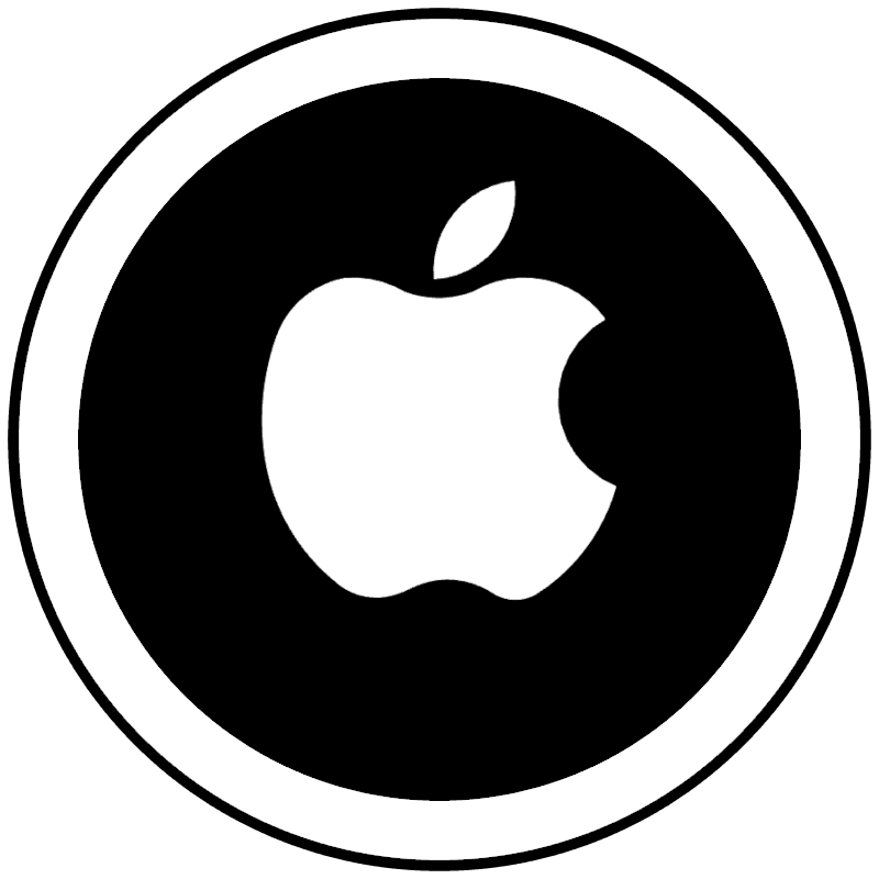 Black and White Icon for Apple Music by Atlas